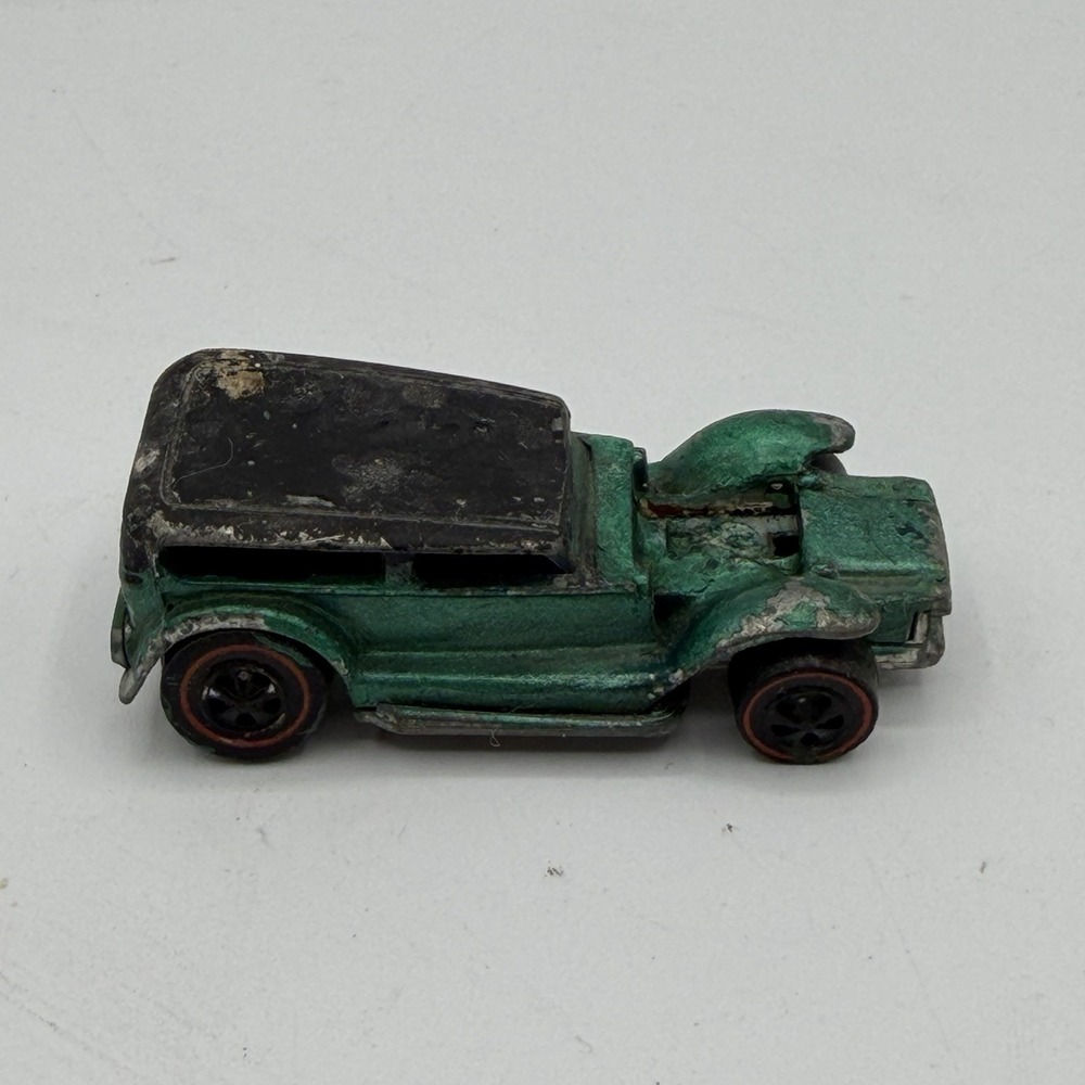 Vintage Hot Wheels Redline 1969 The Demon Green Diecast‎ Car NO ENGINE